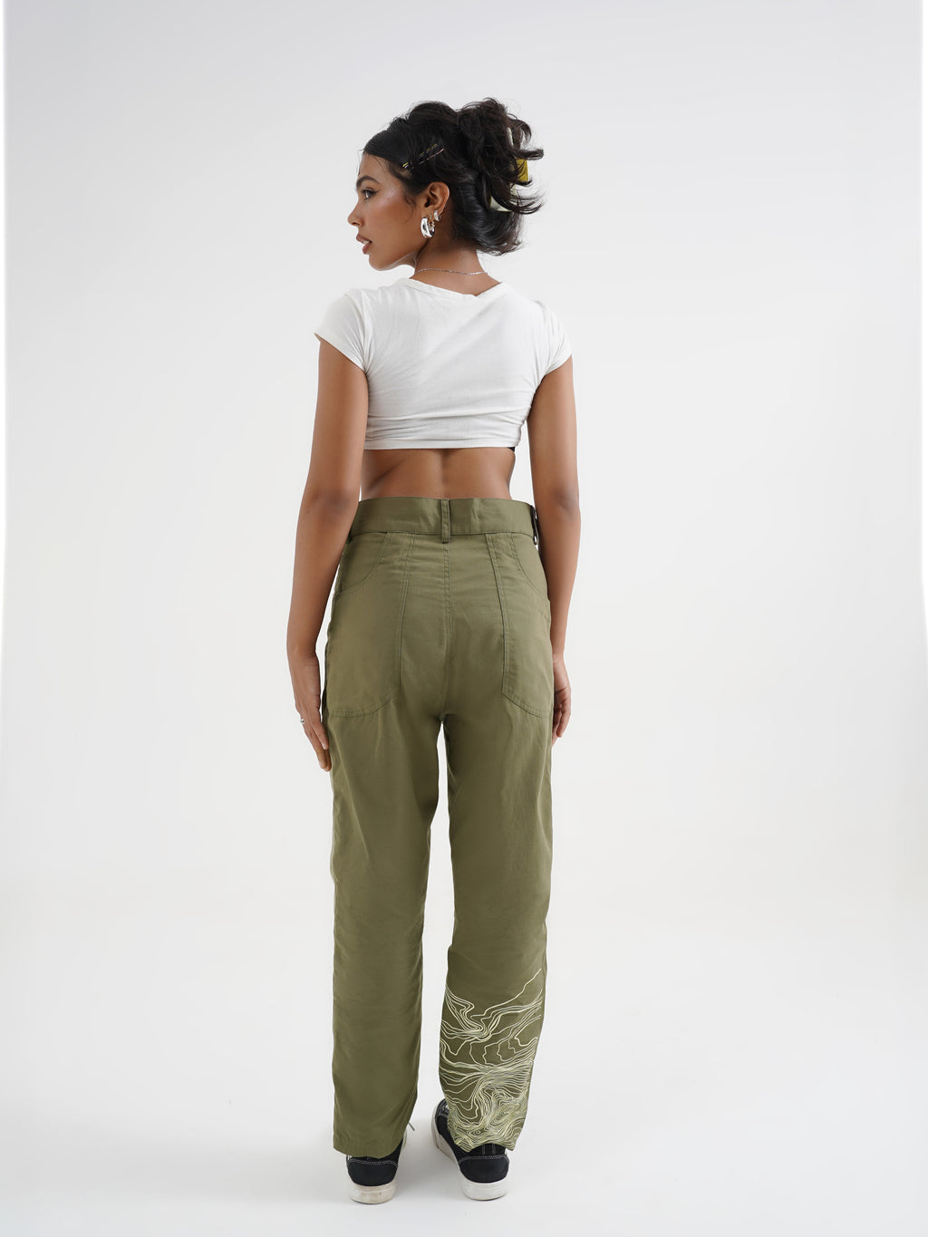 Manifest Contrast Panel Utility Trousers