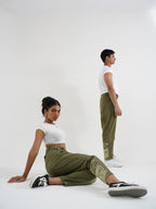 Manifest Contrast Panel Utility Trousers